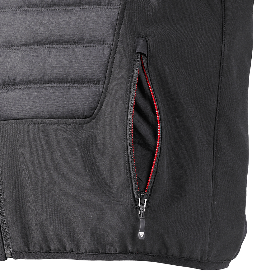 Men's Hybrid Mid-Layer Black Jacket | Motorcycle Clothing Men's Hybrid Mid-Layer Black Jacket | Motorcycle Clothing